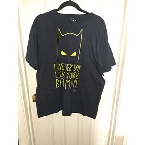 Men's XL Batman T-Shirt Live EveryDay like you are Batman